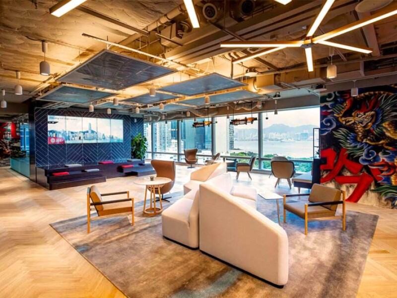 JLL’s new Hong Kong sustainable design office which achieved the LEED Platinum certification